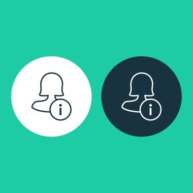 Dört renk katı kadın kullanıcı simgesi