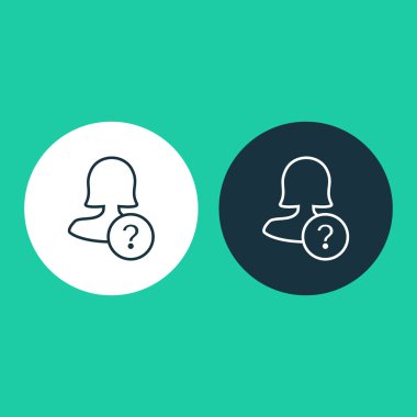 Dört renk katı kadın kullanıcı simgesi