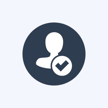 Katı erkek kullanıcı simgesi