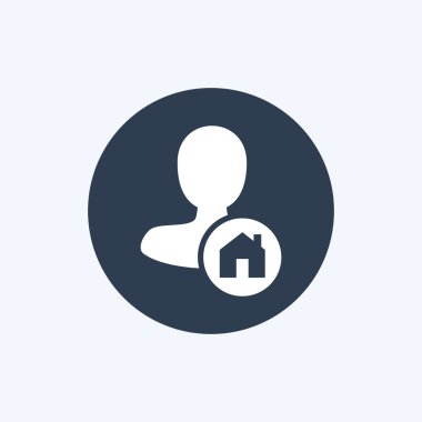 Katı erkek kullanıcı simgesi