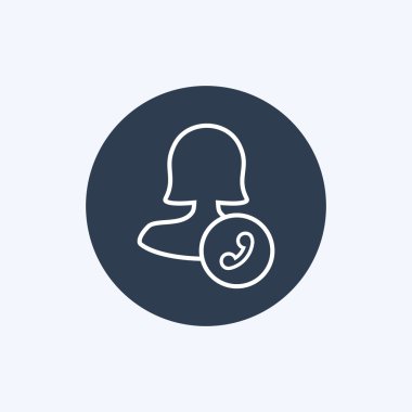 İnce çizgi kadın kullanıcı simgesi