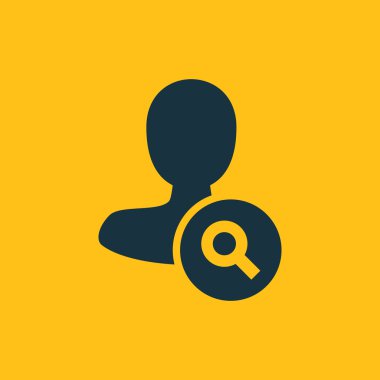 Dört renk katı erkek kullanıcı simgesi