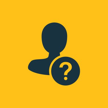 Dört renk katı erkek kullanıcı simgesi