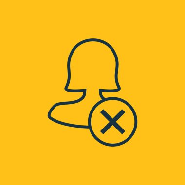 Dört renk katı kadın kullanıcı simgesi