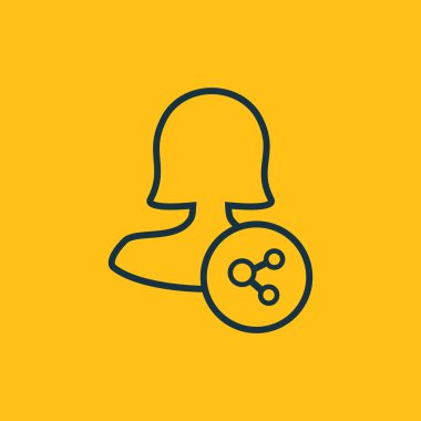 Dört renk katı kadın kullanıcı simgesi