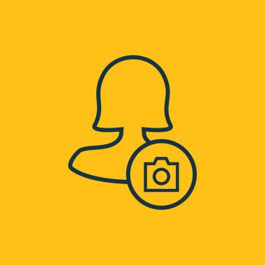 Dört renk katı kadın kullanıcı simgesi