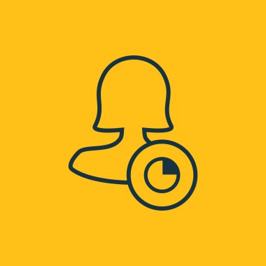 Dört renk katı kadın kullanıcı simgesi