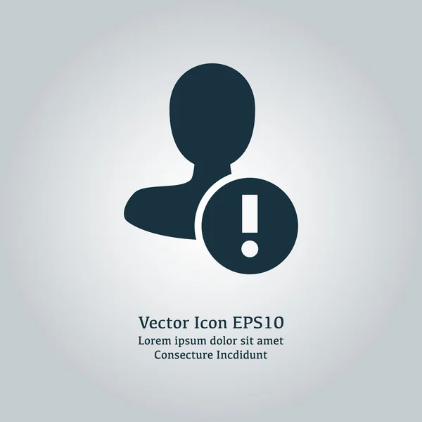 Icono de usuario masculino sólido en cuatro colores — Vector de stock