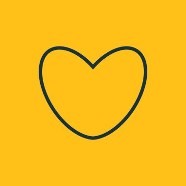 vektörel kalp simgesi