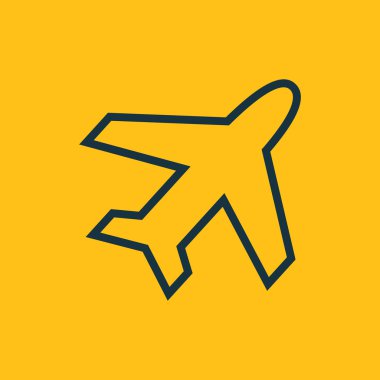 Vektör uçak simgesi