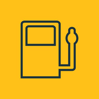 vektör benzin istasyonu simgesi