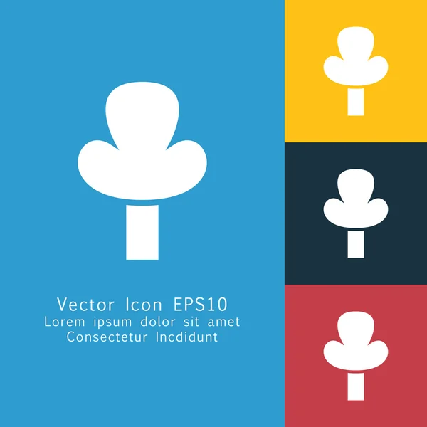 Solid tree icon — Stock Vector