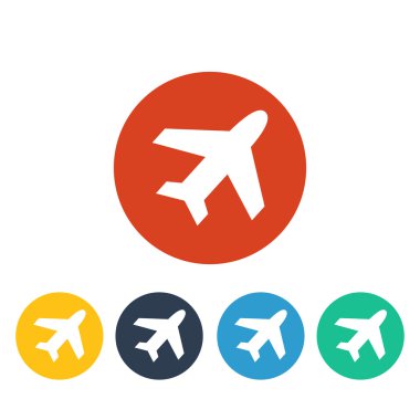 Vektör uçak simgesi