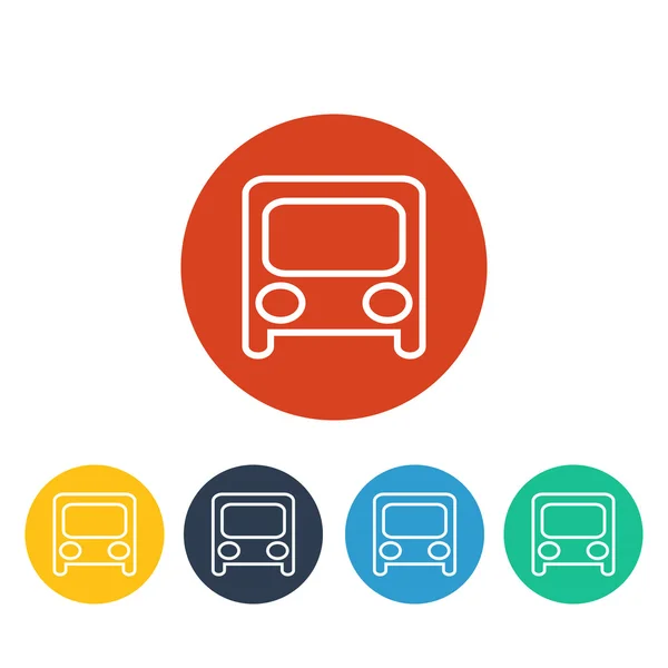 Vector icono de bus — Vector de stock