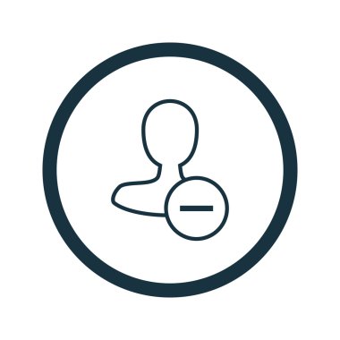 Dört renk katı erkek kullanıcı simgesi