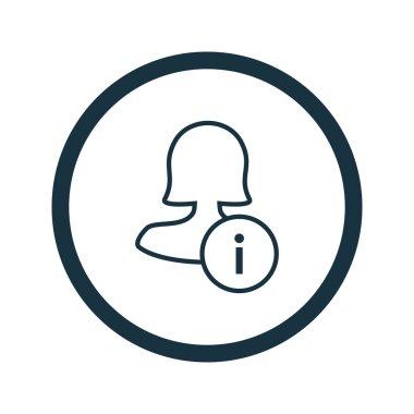 Dört renk katı kadın kullanıcı simgesi