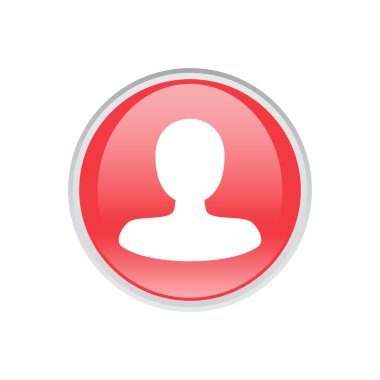 Dört renk katı erkek kullanıcı simgesi