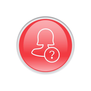 Dört renk katı kadın kullanıcı simgesi