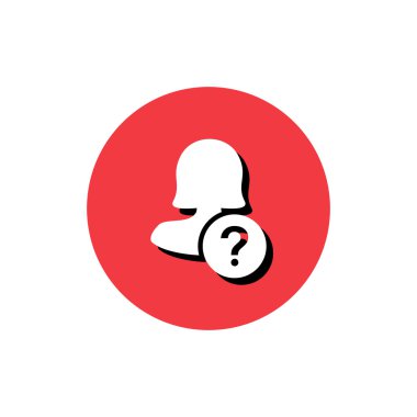 Dört renk katı kadın kullanıcı simgesi