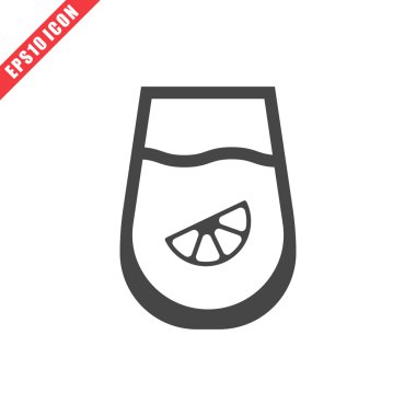 limonata simge vektör çizim