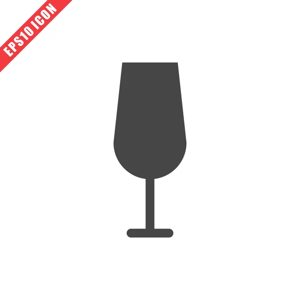 Ilustración vectorial del icono de la copa de vino — Vector de stock
