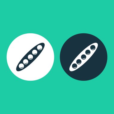 Bezelye simge vektör çizim