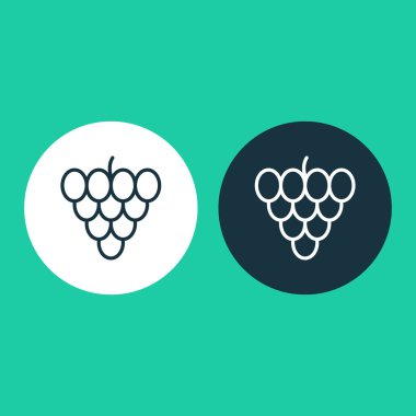Üzüm simgesinin vektör çizimi