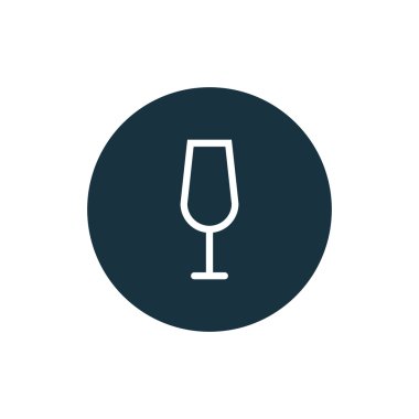 Kadehinin simge vektör çizim