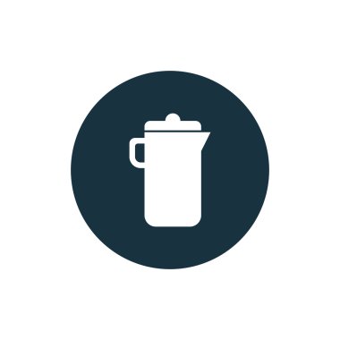 Sürahi simge vektör çizim