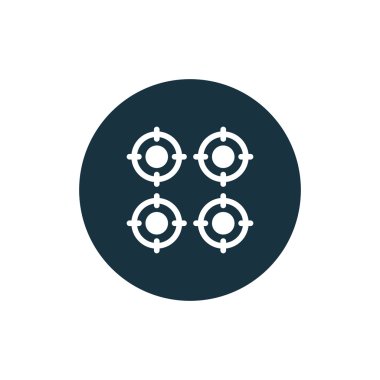 Simge vektör çizim gaz sobası