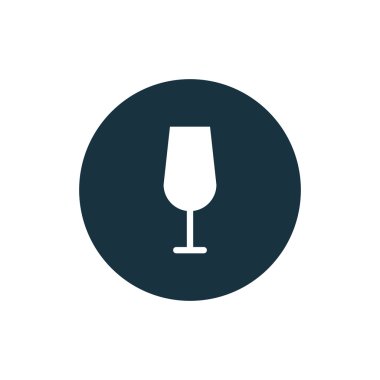 Kadehinin simge vektör çizim