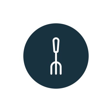 Çatal simgesinin vektör illüstrasyonu