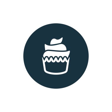 Kek simgesinin vektör illüstrasyonu