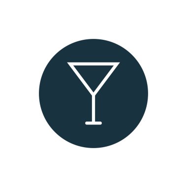 Kadehinin simge vektör çizim