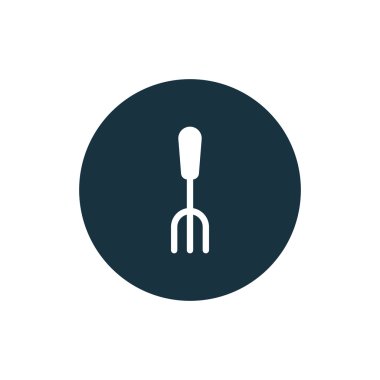 Çatal simgesinin vektör illüstrasyonu