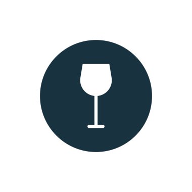 Kadehinin simge vektör çizim