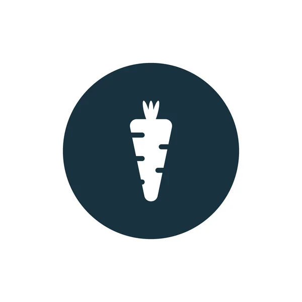 Illustration vectorielle de l'icône de la carotte — Image vectorielle