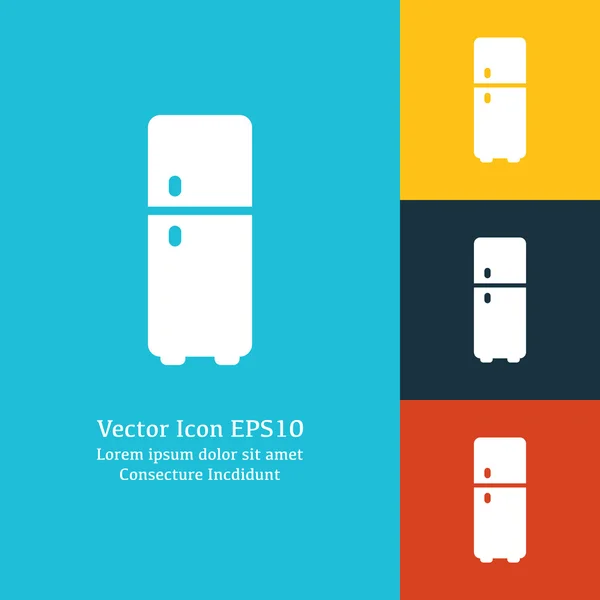 Illustration vectorielle de l'icône réfrigérateur — Image vectorielle