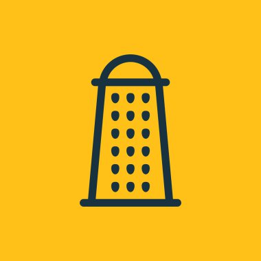 Grater simgesinin vektör illüstrasyonu