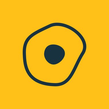 Omlet simge vektör çizim