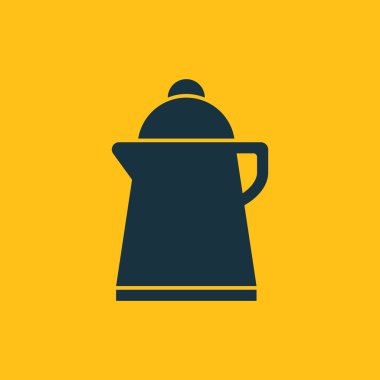 Kettle simgesinin vektör illüstrasyonu