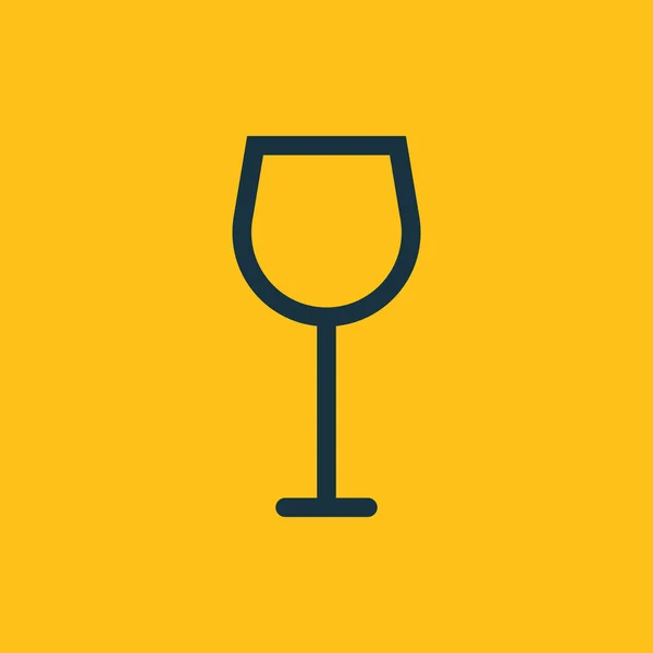Ilustração vetorial do ícone de vinho — Vetor de Stock