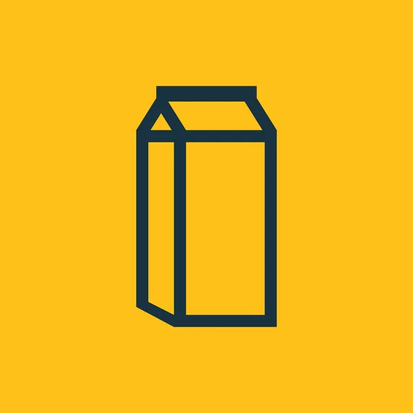 Vector ilustración del icono de la leche — Vector de stock