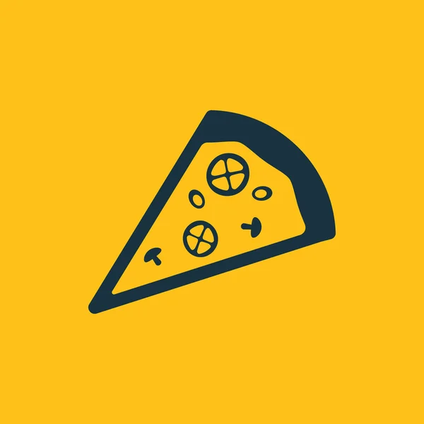 Векторна ілюстрація значка піци — стоковий вектор