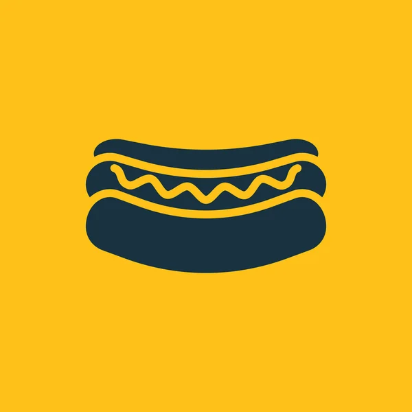 Illustrazione vettoriale dell'icona dell'hot dog — Vettoriale Stock