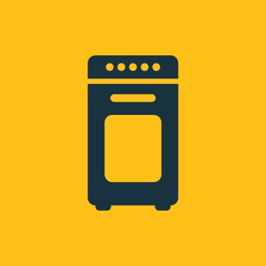 Fırın simge vektör çizim