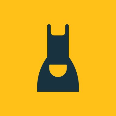 Önlük simge vektör çizim