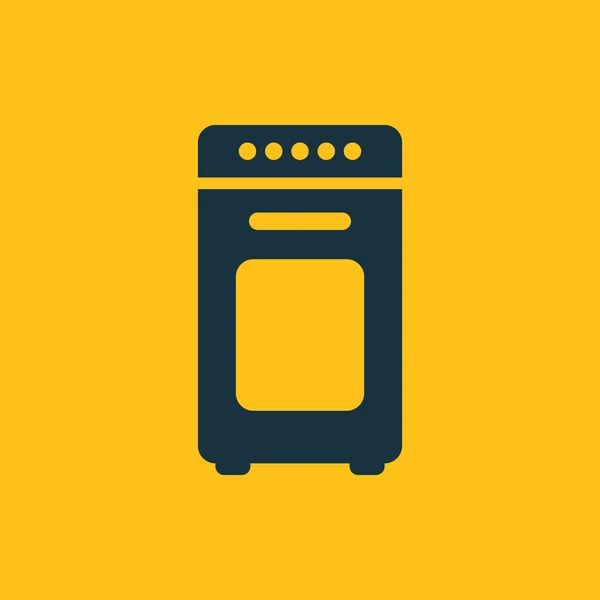 Vector illustration of oven icon — Stock Vector