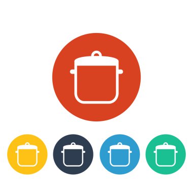 Tencere simge vektör çizim