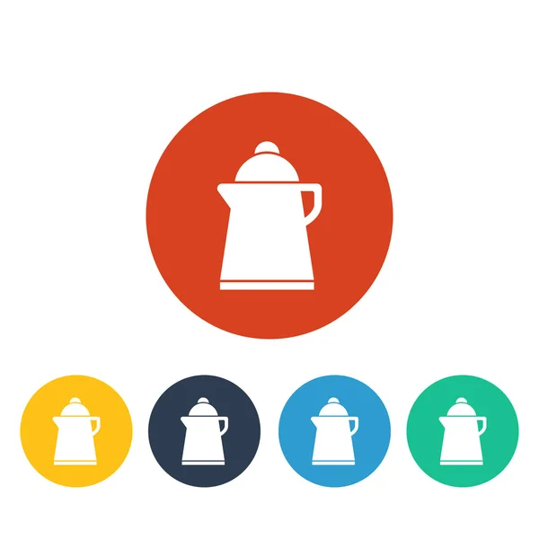 Vector illustration of kettle icon — Stock Vector